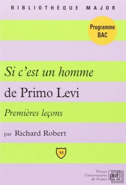 Bertrand.pt - Premières Leçons Sur Si C'Est Un Homme, De Primo Levi