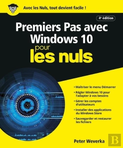 Bertrand.pt - Premiers Pas Avec Windows 10, 4e Ed Pour Les Nuls
