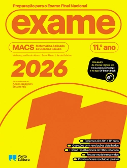 Bertrand.pt - Preparação para o Exame Final Nacional 2026 - MACS - Matemática Aplicada às Ciências Sociais - 11.º ano