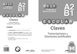 Bertrand.pt - Preparacion Al Dele Escolar A2/B1 Libro De Claves. Edicion