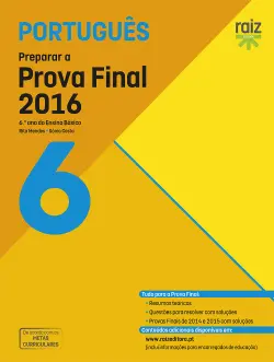 Bertrand.pt - Preparar a Prova Final 2016 - Português - 6.º Ano