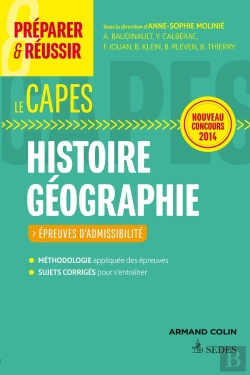 Bertrand.pt - Preparer & Reussir : Histoire ; Géographie ; Capes ; Épreuves D'Admissibilté
