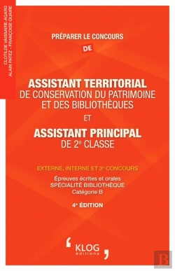 Bertrand.pt - Preparer Le Concours D Assistant Territorial De Conservation Du Patrimoine Et Des Bibliotheques - Et