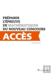Préparer L'Épreuve De Mathématiques Du Nouveau Concours Accès