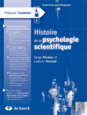 Préparer L'Examen Lmd ; Histoire De La Psychologie Scientifique