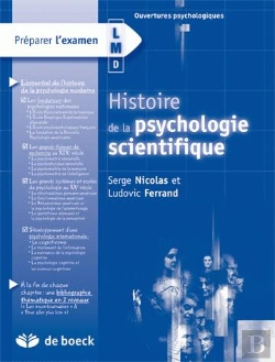 Bertrand.pt - Préparer L'Examen Lmd ; Histoire De La Psychologie Scientifique