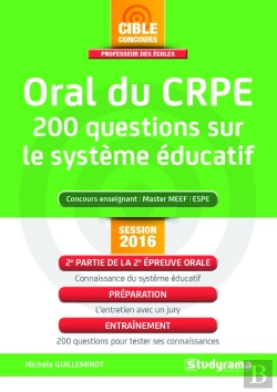 Bertrand.pt - Preparer L'Oral Du Crpe - 200 Questions Sur Le Systeme Educatif