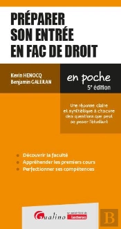 Preparer Son Entree En Fac De Droit - 37 Fiches Pour Bien Preparer Leur Entree En Faculte De Droit -