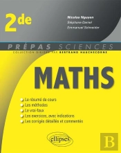 Prépas Sciences ; Mathématiques ; 2de (Édition 2019)