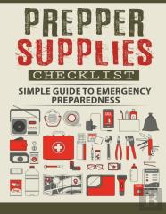 Prepper Supplies Checklist