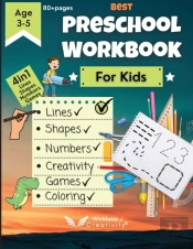 Preschool Activity Book For Kids And Toddlers Ages 3-5