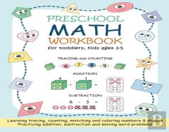 Preschool Math Workbook For Toddlers, Kids Ages 3-5
