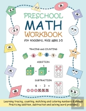 Preschool Math Workbook For Toddlers, Kids Ages 3-5