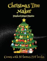 Preschool Scissor Practice (Christmas Tree Maker)