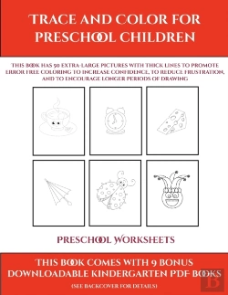 Bertrand.pt - Preschool Worksheets (Trace And Color For Preschool Children)
