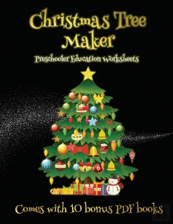 Bertrand.pt - Preschooler Education Worksheets (Christmas Tree Maker)
