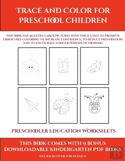 Bertrand.pt - Preschooler Education Worksheets (Trace And Color For Preschool Children)