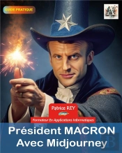 President Macron Avec Midjourney