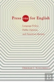Press 'One' For English