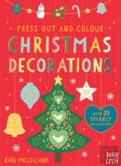 Press Out And Colour: Christmas Decorations