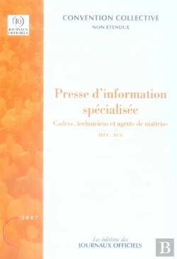 Bertrand.pt - Presse D'Information Specialisée ; Cadres, Techniciens Et Agents De Maîtrise ; Idcc 1874