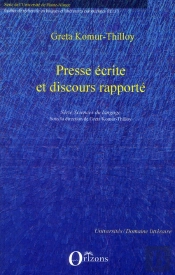 Presse Écrite Et Discours Rapporté