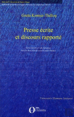 Bertrand.pt - Presse Écrite Et Discours Rapporté