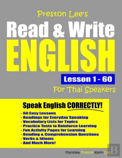 Bertrand.pt - Preston Lee'S Read & Write English Lesson 1 - 60 For Thai Speakers