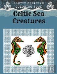 Pretty Creative Coloring Book Celtic Sea Creatures