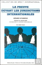 Preuve Devant Les Juridictions Internationales