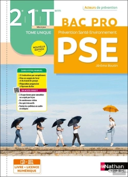 Bertrand.pt - Prévention Santé Environnement - Tome Unique - 2de/1re/Term Bac Pro - Coll. Acteurs De Prévention - Éd. 2025 - Livre + Licence
