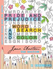 Pride And Prejudice Word Search And Color