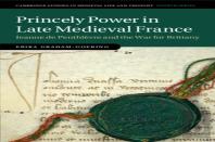 Princely Power In Late Medieval France