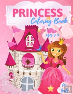 Bertrand.pt - Princess Coloring Book For Girls Ages 3-9
