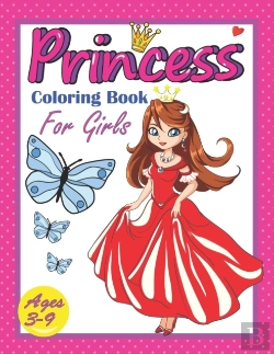 Bertrand.pt - Princess Coloring Book For Girls Ages 3-9