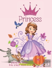 Princess Coloring Book For Girls Ages 3-9