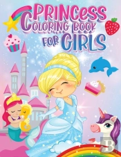 Princess Coloring Book For Girls Ages 3-9