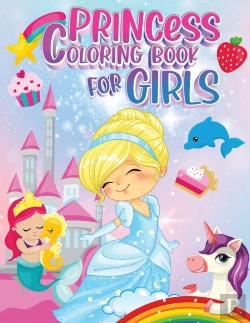 Bertrand.pt - Princess Coloring Book For Girls Ages 3-9