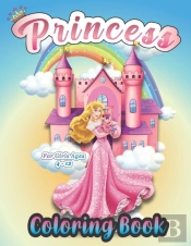 Princess Coloring Book For Girls Ages 4-12