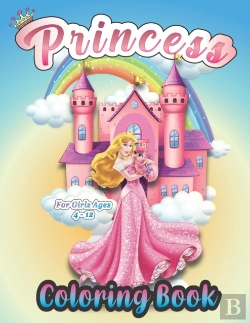 Bertrand.pt - Princess Coloring Book For Girls Ages 4-12