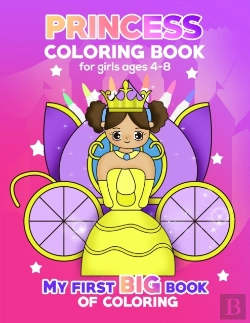 Bertrand.pt - Princess Coloring Book For Girls Ages 4-8
