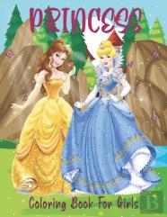 Princess Coloring Book For Girls