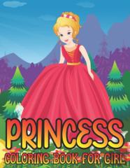 Princess Coloring Book For Girls