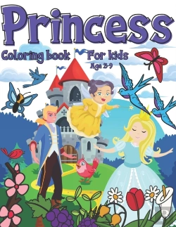 Bertrand.pt - Princess Coloring Book For Kids Age 3-9