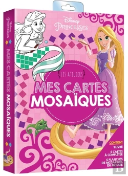 Bertrand.pt - Princesses - Les Ateliers Disney - Mes Cartes Mosaiques