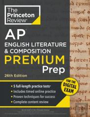 Princeton Review Ap English Literature & Composition Premium Prep, 26th Edition