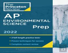 Princeton Review Ap Environmental Science Prep, 2022