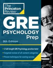 Princeton Review Gre Psychology Prep, 9th Edition