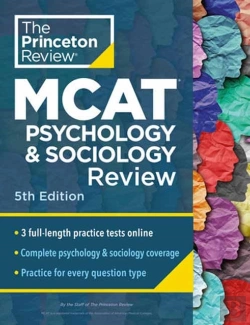 Bertrand.pt - Princeton Review Mcat Psychology And Sociology Review, 5th Edition