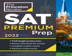 Princeton Review Sat Premium Prep, 2022